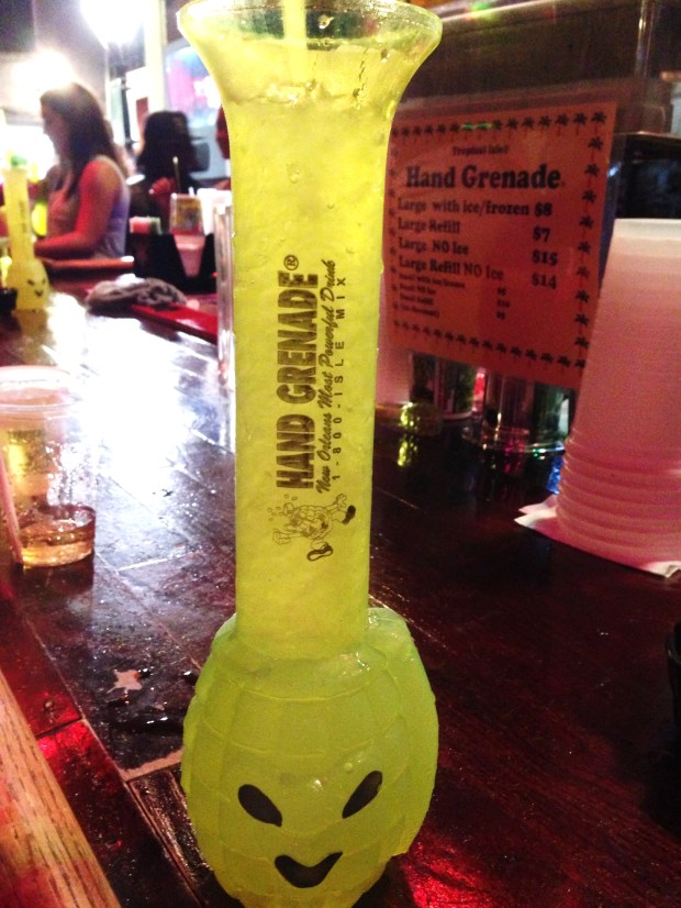 Of course, the infamous Hand Grenade